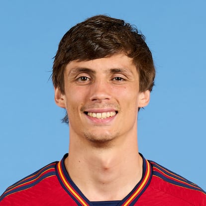 MADRID, SPAIN - JUNE 12: Robin Le Normand of Spain poses for a portrait during the Spain Finalists Access Day - UEFA Nations League Finals 2022/23 at Ciudad del Futbol de Las Rozas on June 12, 2023 in Madrid, Spain. (Photo by Angel Martinez - UEFA/UEFA via Getty Images)